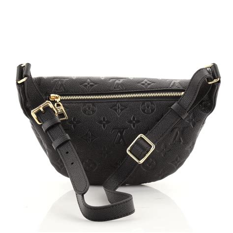 louis vuitton black and gold bum bag|louis vuitton bum bag empreinte.